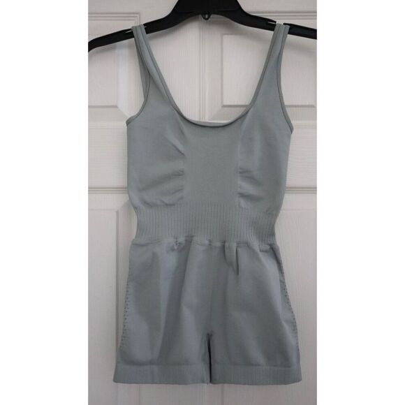 Free People Movement Women's Sz XS/S Sage Green Good Karma High Neck Runsie - Picture 1 of 11